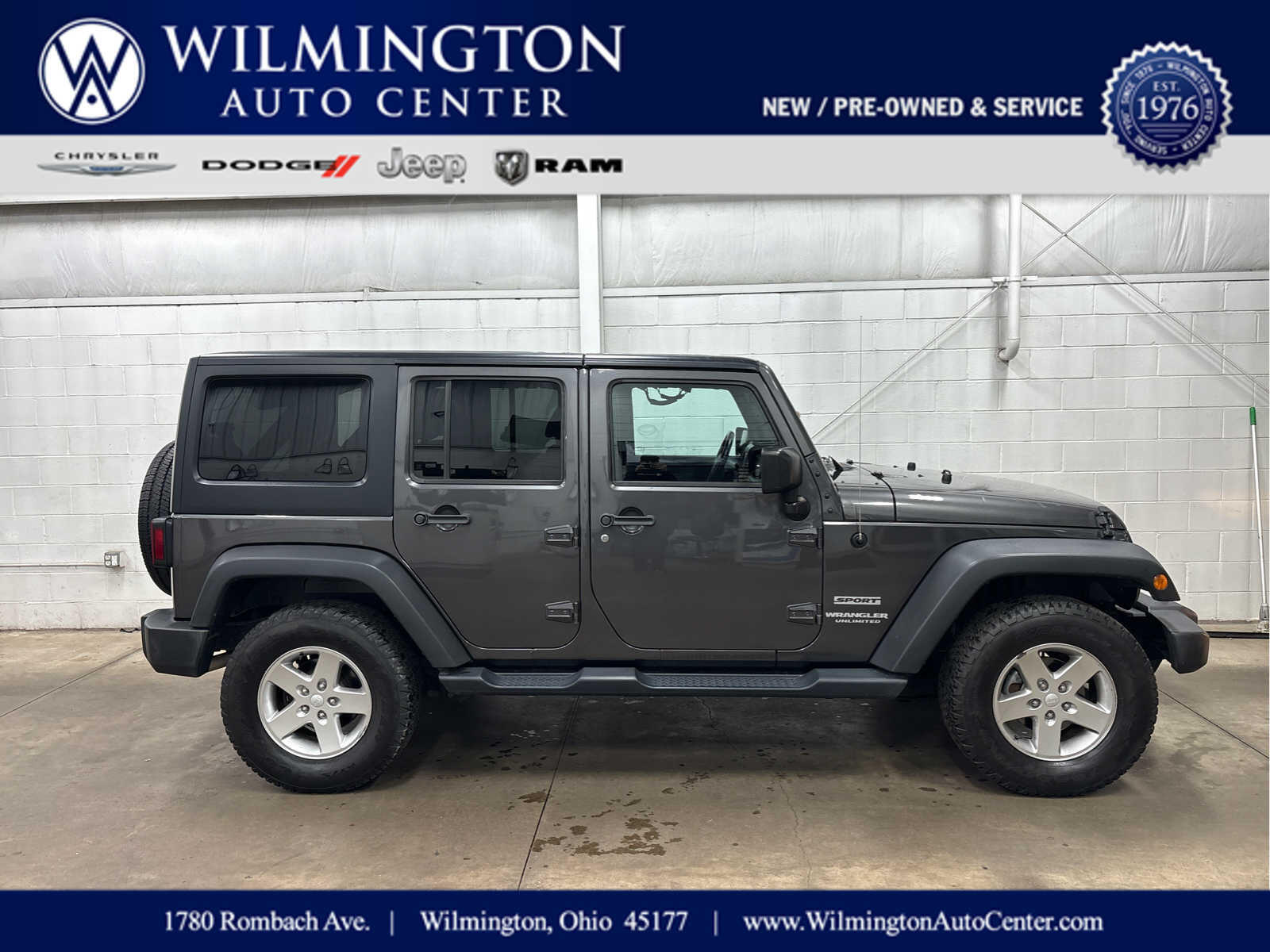 2016 Jeep Wrangler Unlimited Sport S