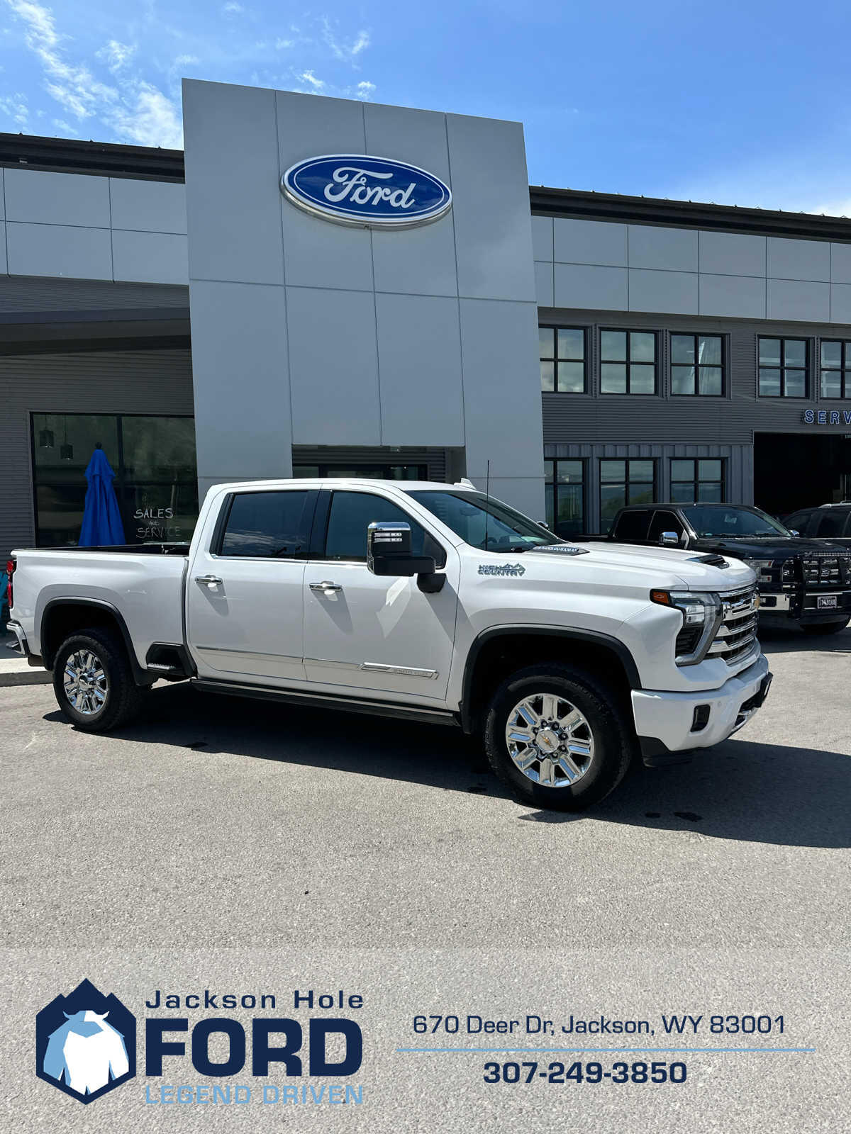 Used 2024 Chevrolet Silverado 2500HD High Country with VIN 1GC4YREY5RF131030 for sale in Jackson, WY