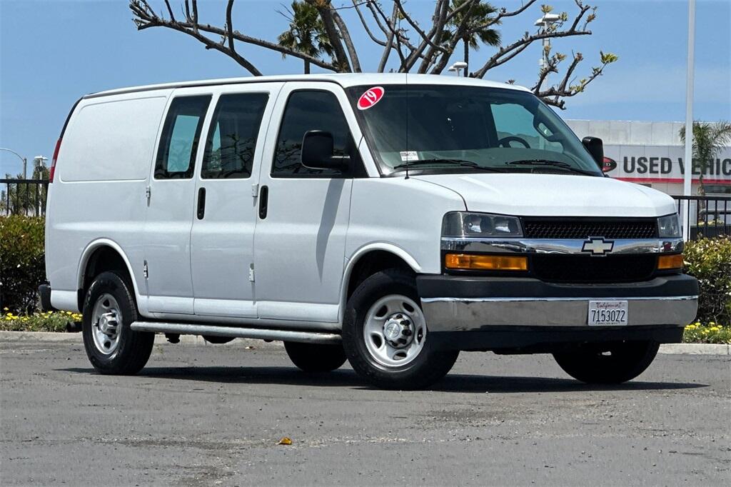 Used 2019 Chevrolet Express Cargo Work Van with VIN 1GCWGAFG8K1208706 for sale in Ventura, CA