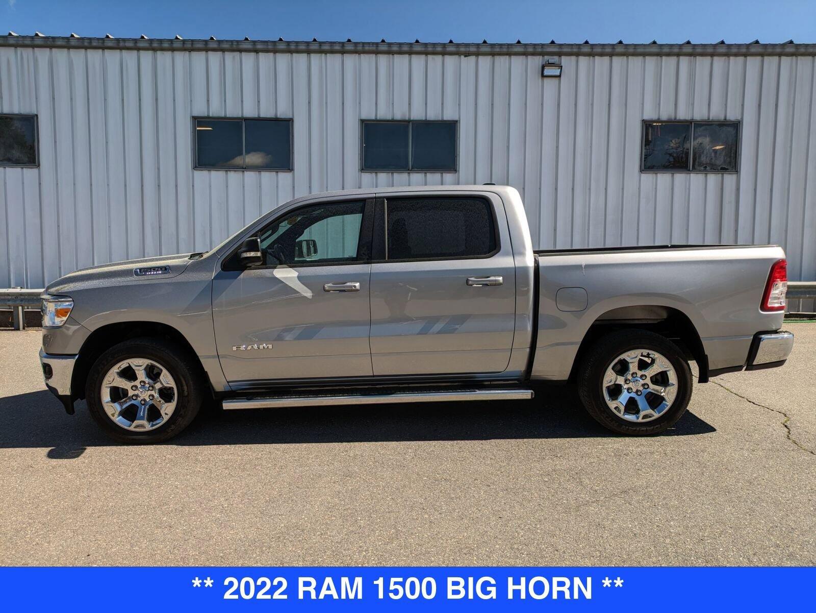 Used 2022 RAM Ram 1500 Pickup Big Horn/Lone Star with VIN 1C6RRFFG8NN297542 for sale in Brattleboro, VT