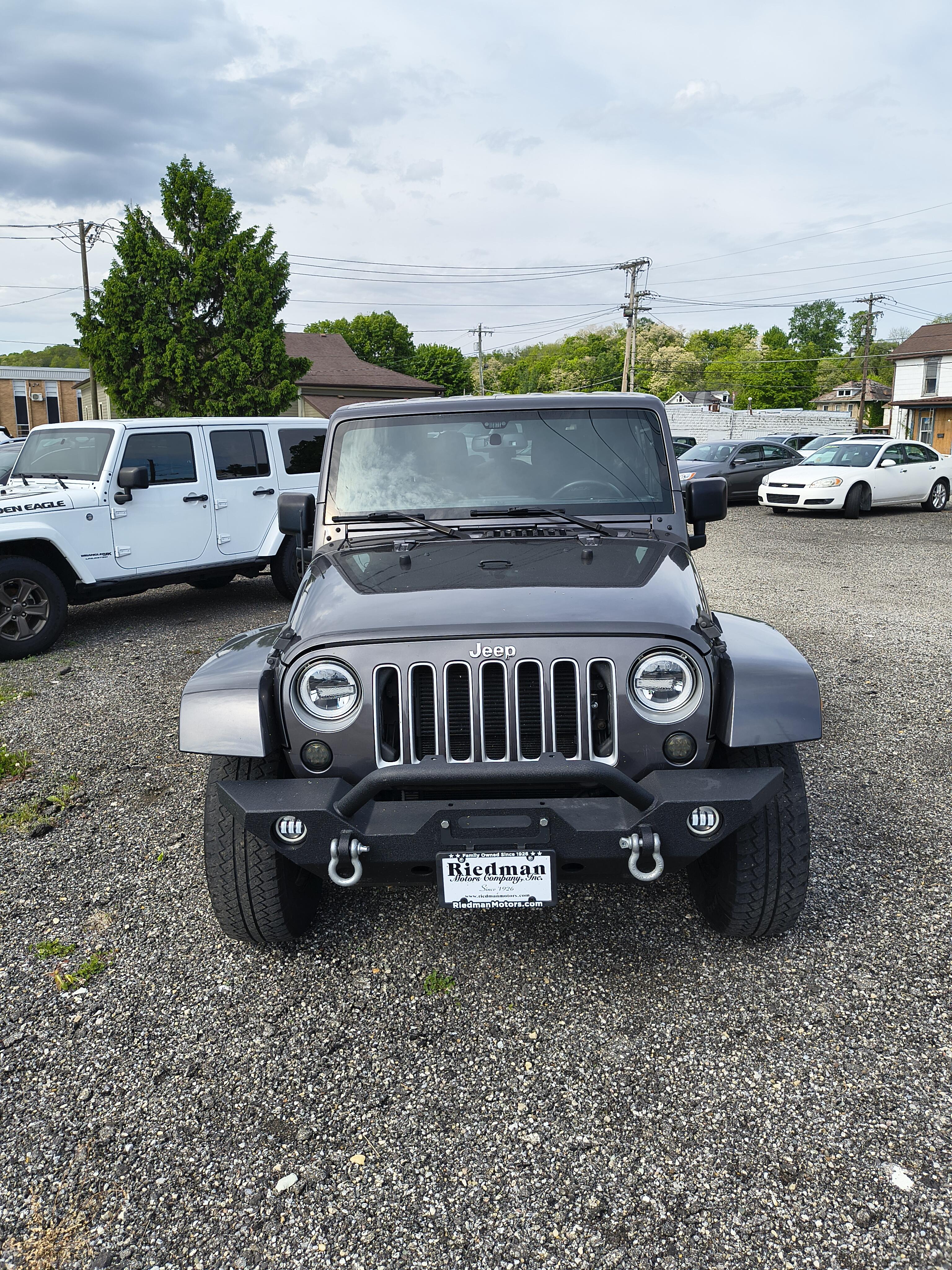 Used 2016 Jeep Wrangler Sahara with VIN 1C4AJWBGXGL174486 for sale in Connersville, IN