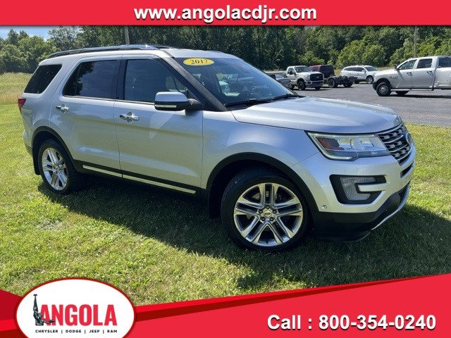 Used 2017 Ford Explorer Limited with VIN 1FM5K7FH7HGB89900 for sale in Angola, IN