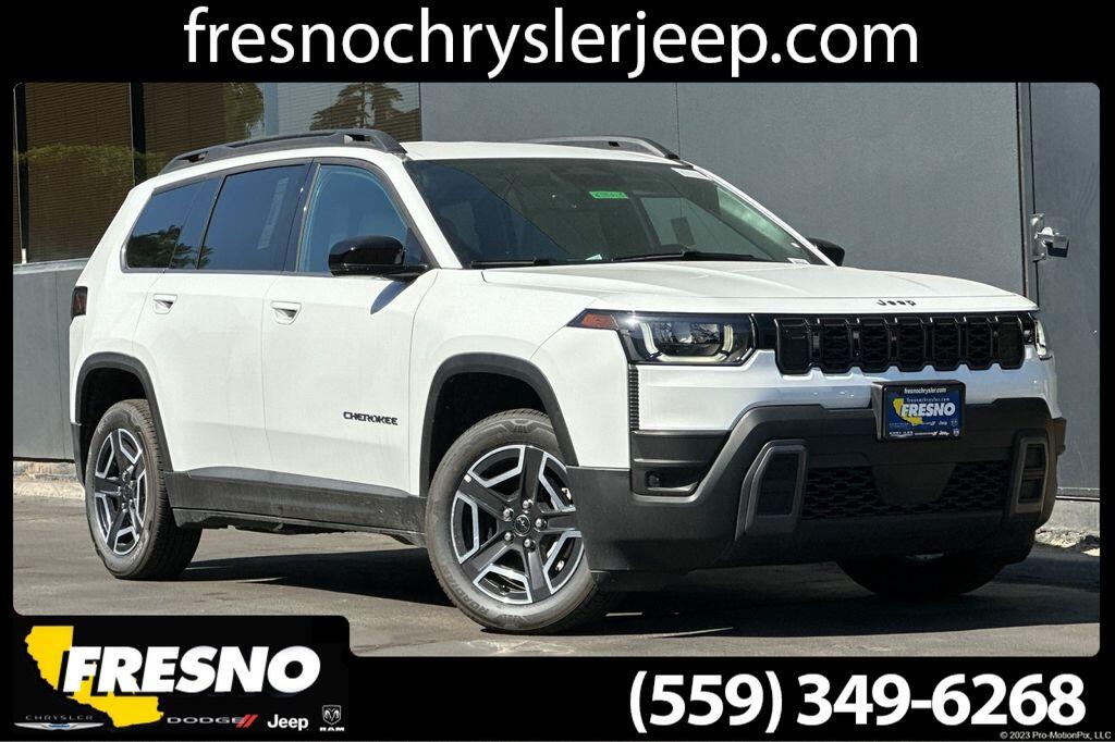 Bright White Clear Coat 2026 Jeep Cherokee SUV / Crossover Four-Wheel Drive Continuously Variable Transmission