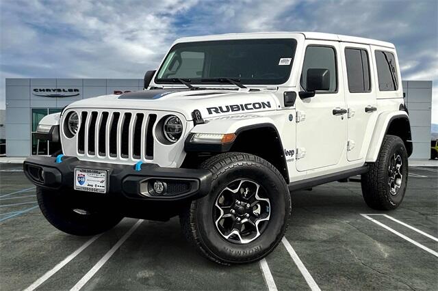 Used 2021 Jeep Wrangler Unlimited Rubicon 4XE with VIN 1C4JJXR6XMW864316 for sale in Cathedral City, CA