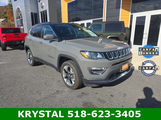 Used 2021 Jeep Compass Limited with VIN 3C4NJDCB6MT566468 for sale in Warrensburg, NY