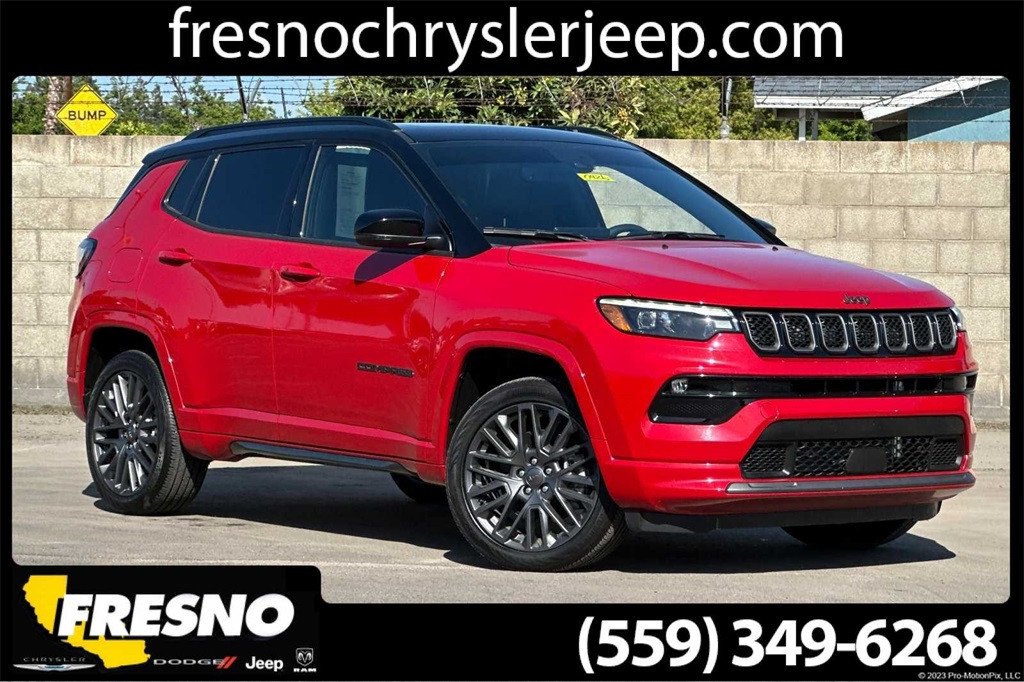 Used 2023 Jeep Compass High Altitude with VIN 3C4NJDCN2PT543087 for sale in Fresno, CA