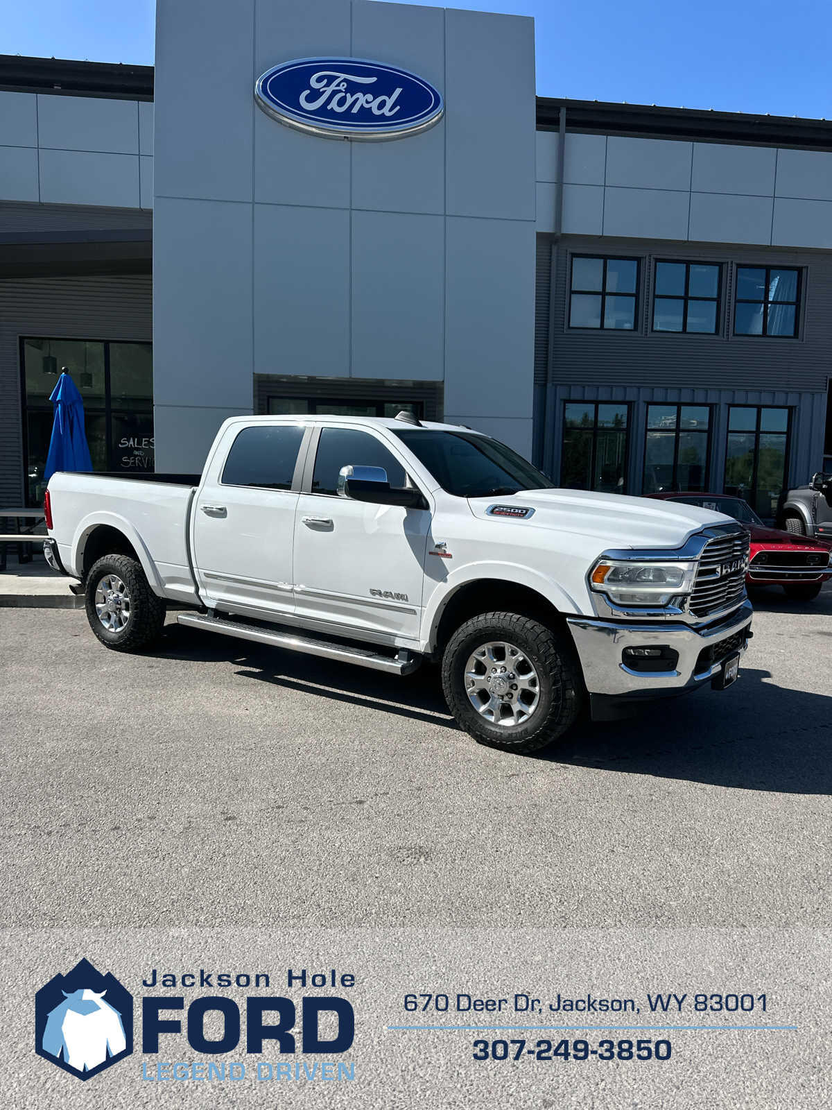Used 2020 RAM Ram 2500 Pickup Laramie with VIN 3C6UR5FL9LG141484 for sale in Jackson, WY