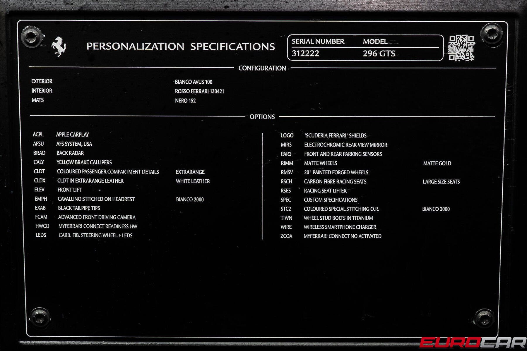 2024 Ferrari 296 GTS *GREEN WRAP * CUSTOM AL13 WHEELS*Image 13
