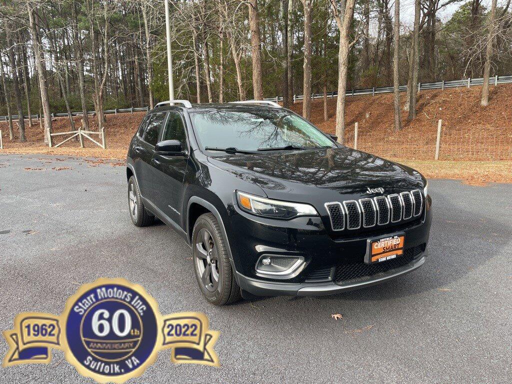 Used 2019 Jeep Cherokee Limited with VIN 1C4PJMDN5KD133809 for sale in Suffolk, VA