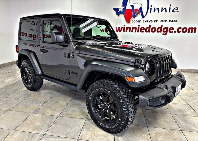 Used 2020 Jeep Wrangler Willys Sport with VIN 1C4GJXAN2LW335924 for sale in Winnie, TX