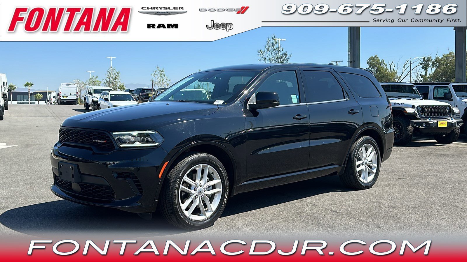 Used 2023 Dodge Durango GT with VIN 1C4RDHDG2PC553307 for sale in Fontana, CA