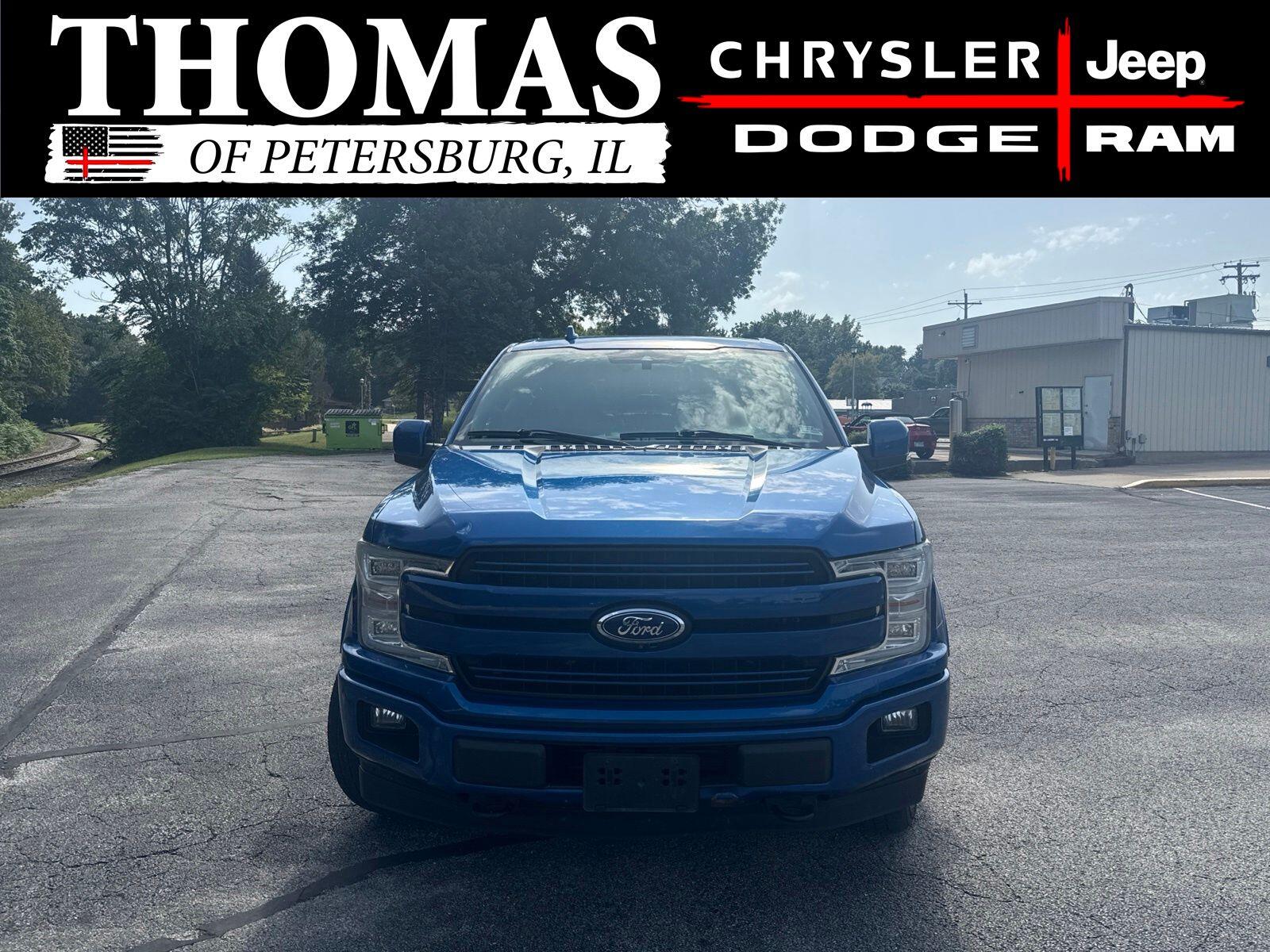 Used 2018 Ford F-150 Lariat with VIN 1FTEW1EG2JFA95403 for sale in Petersburg, IL