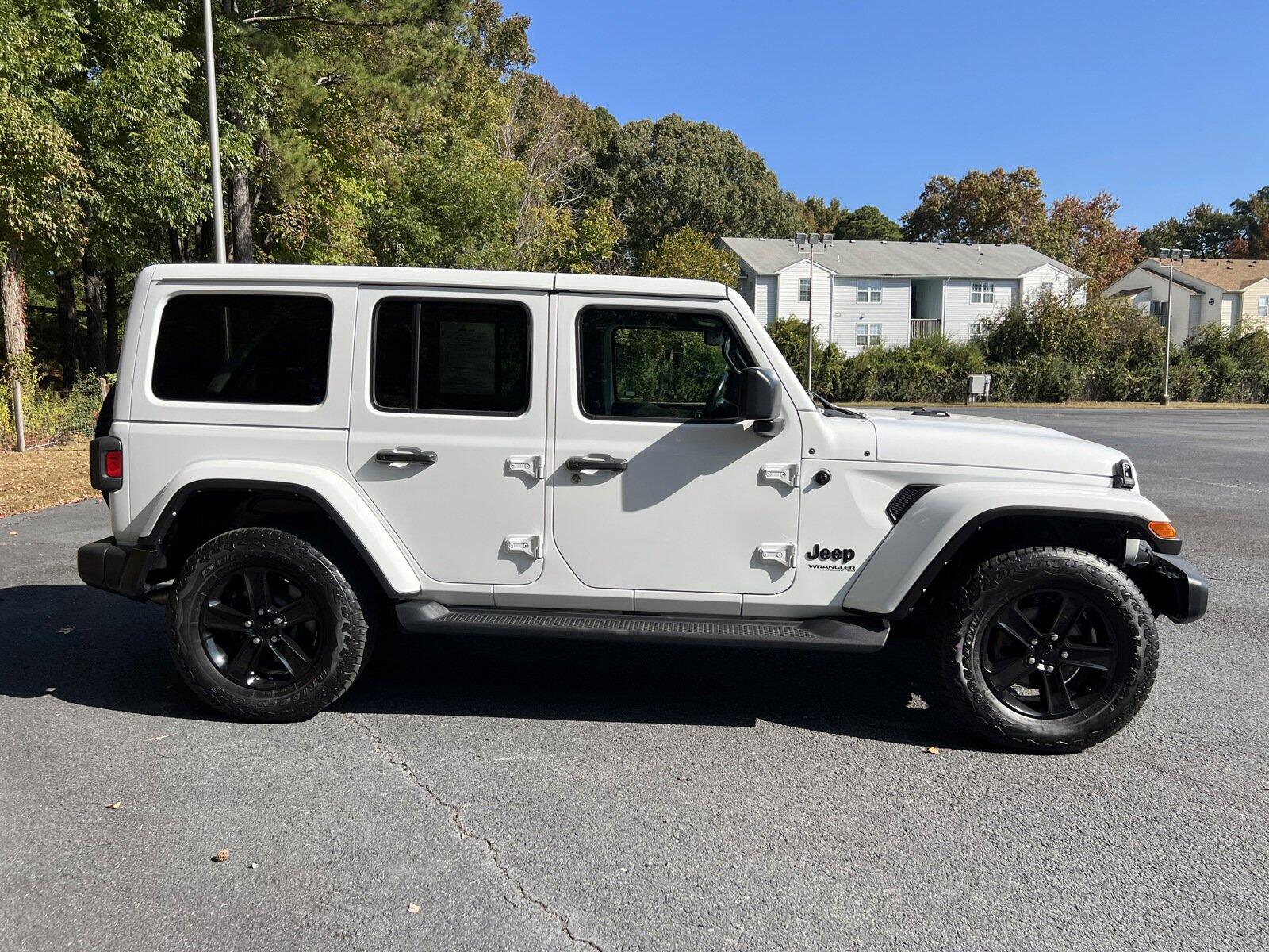Used 2021 Jeep Wrangler Unlimited Sahara Altitude with VIN 1C4HJXEGXMW703803 for sale in Suffolk, VA
