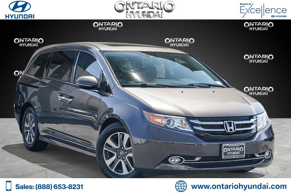 Used 2016 Honda Odyssey Touring Elite with VIN 5FNRL5H98GB014223 for sale in Ontario, CA