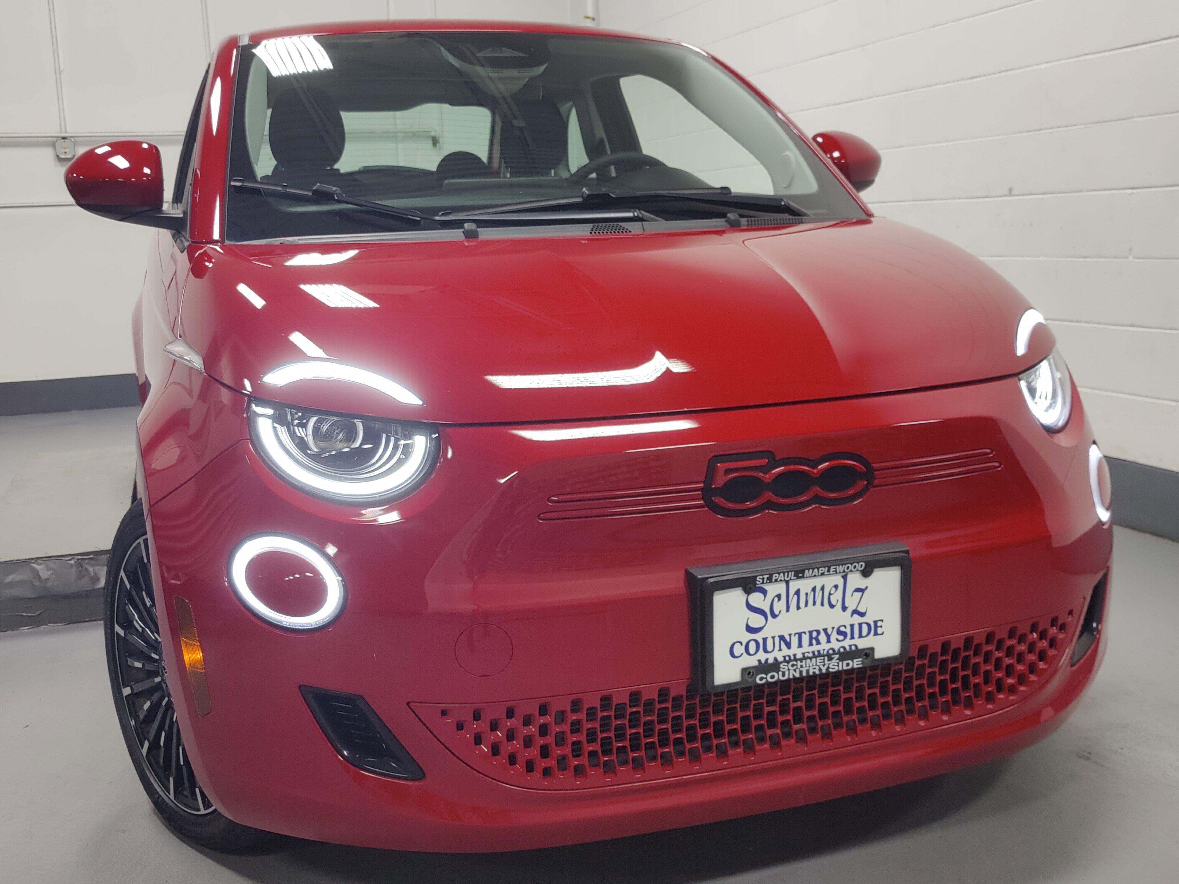 Used 2024 FIAT 500e Base with VIN ZFAFFAA46RX198918 for sale in Maplewood, Minnesota