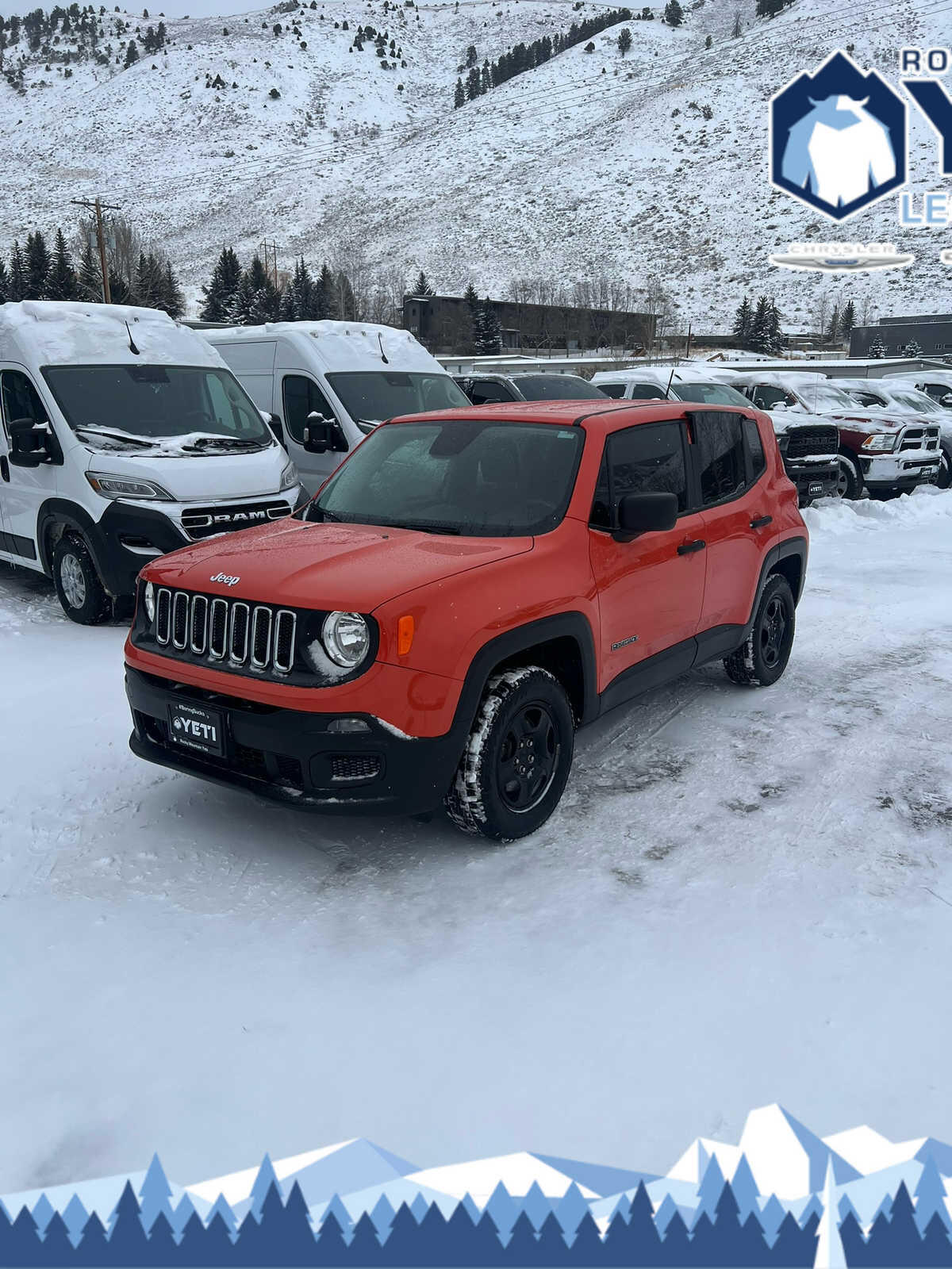 Used 2017 Jeep Renegade Sport with VIN ZACCJBABXHPF29323 for sale in Jackson, WY