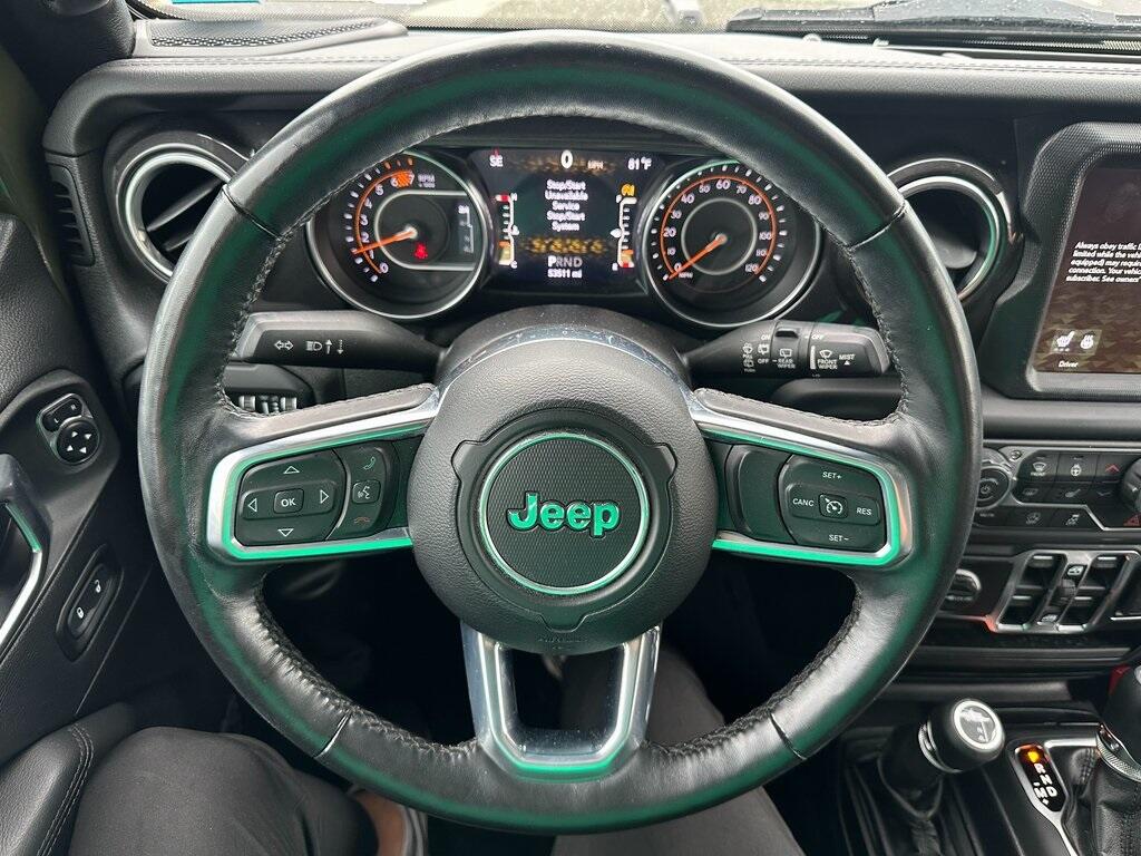 Certified 2021 Jeep Wrangler Unlimited Sahara Altitude with VIN 1C4HJXENXMW614294 for sale in Webster, NY