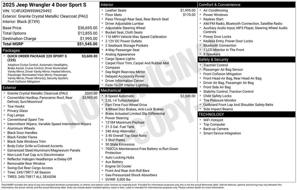 2025 Jeep Wrangler 4-Door Sport S - Photo 6
