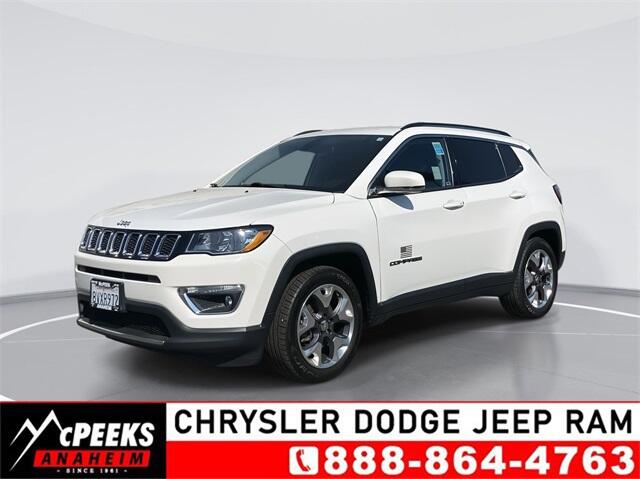 Used 2019 Jeep Compass Limited with VIN 3C4NJCCB5KT777846 for sale in Anaheim, CA