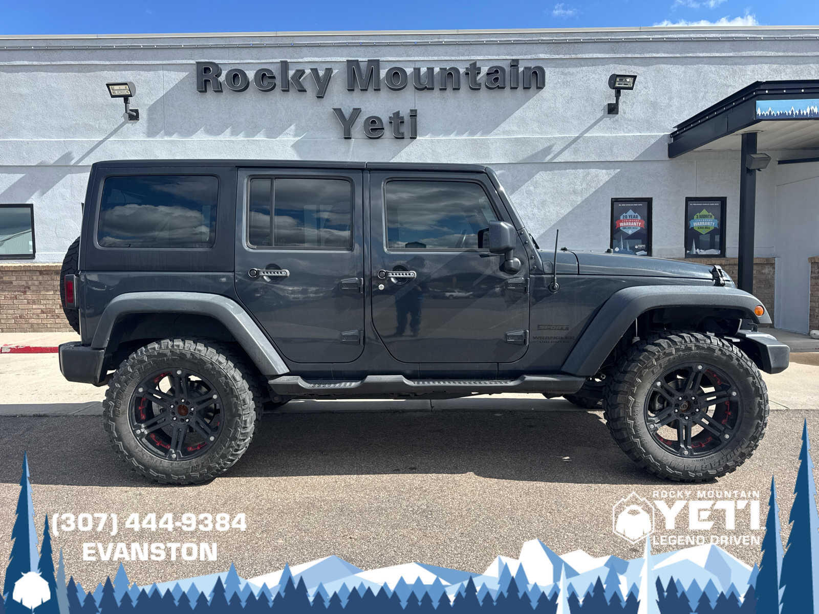 Used 2016 Jeep Wrangler Unlimited Sport with VIN 1C4BJWDGXGL260267 for sale in Afton, WY