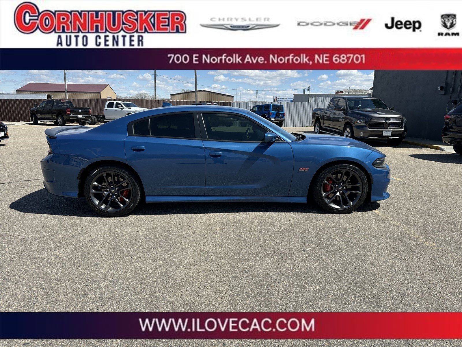 Used 2022 Dodge Charger Scat Pack with VIN 2C3CDXGJ1NH100852 for sale in Norfolk, NE