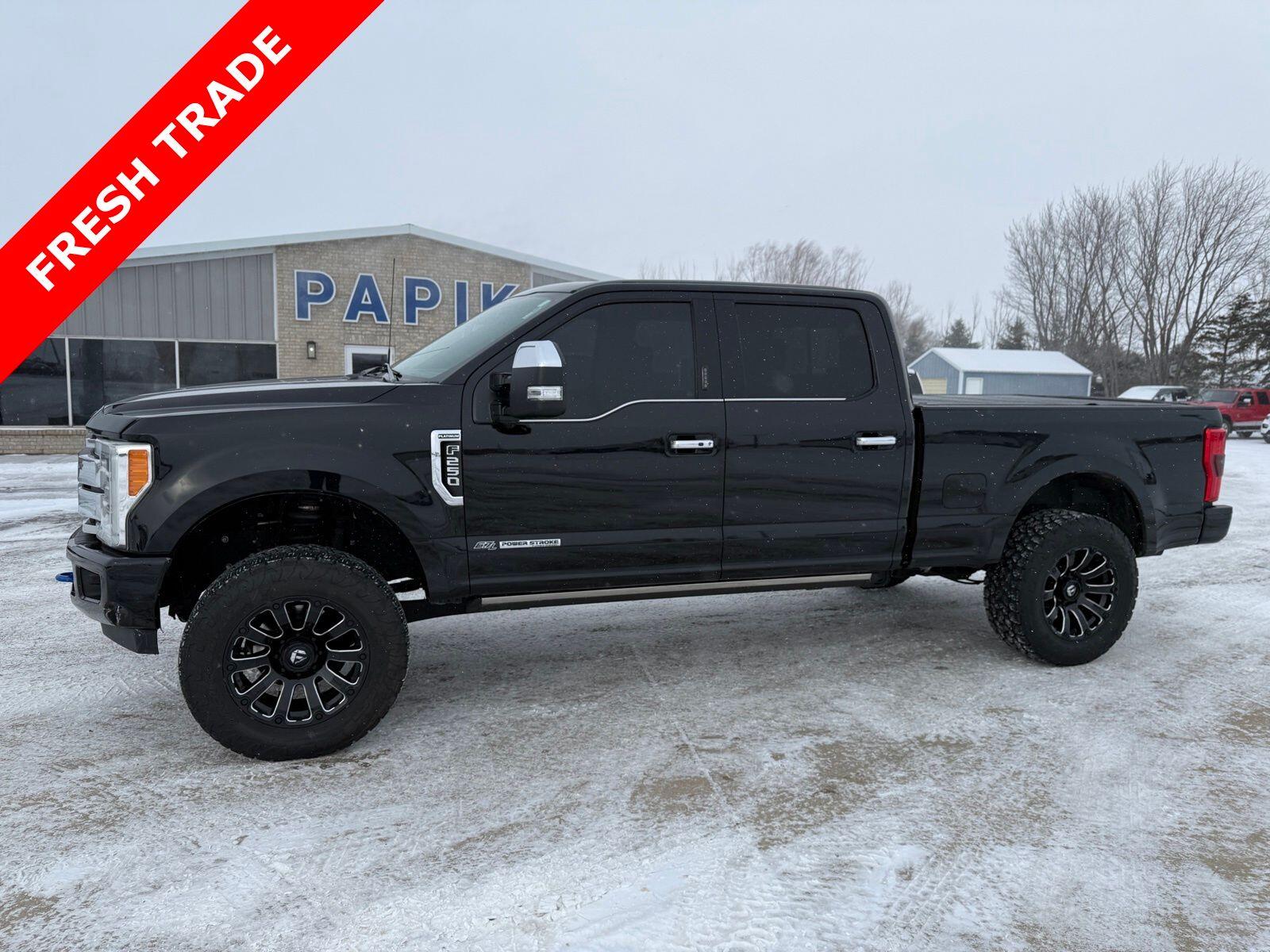 Used 2017 Ford F-250 Super Duty Platinum with VIN 1FT7W2BT2HED01884 for sale in Luverne, Minnesota