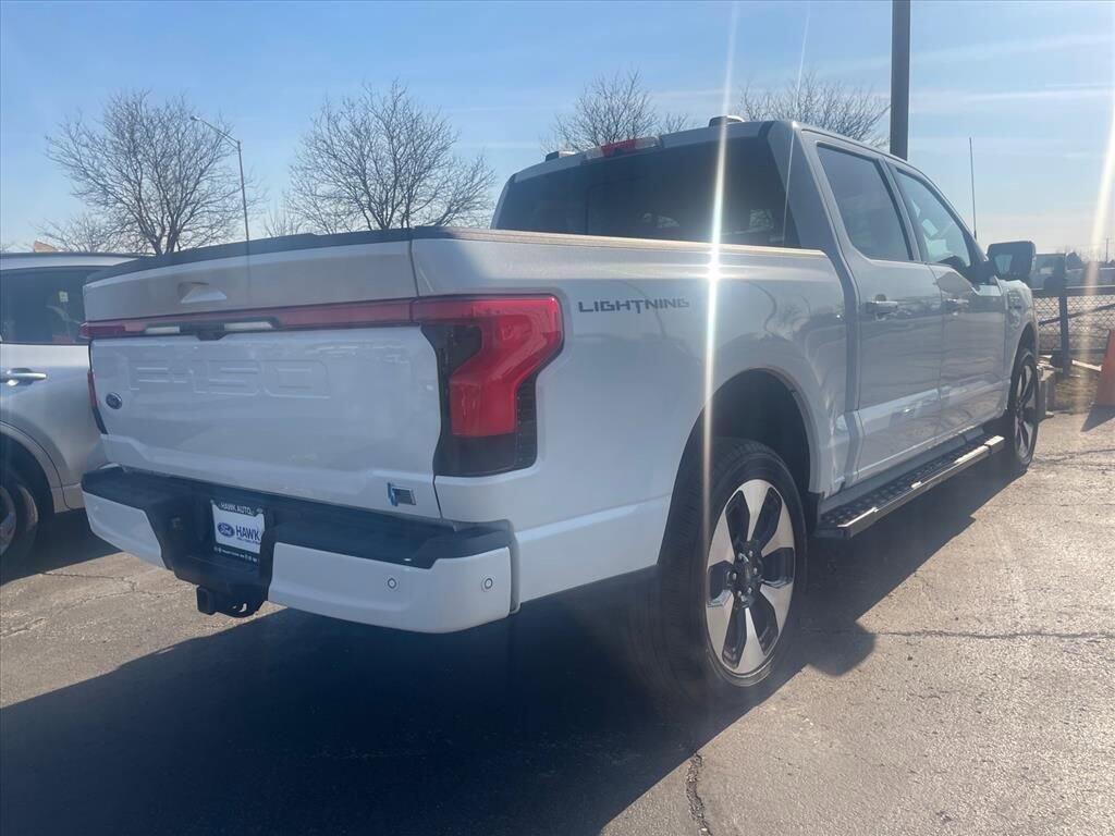 Used 2022 Ford F-150 Lightning Platinum with VIN 1FT6W1EV5NWG00052 for sale in Glenview, IL