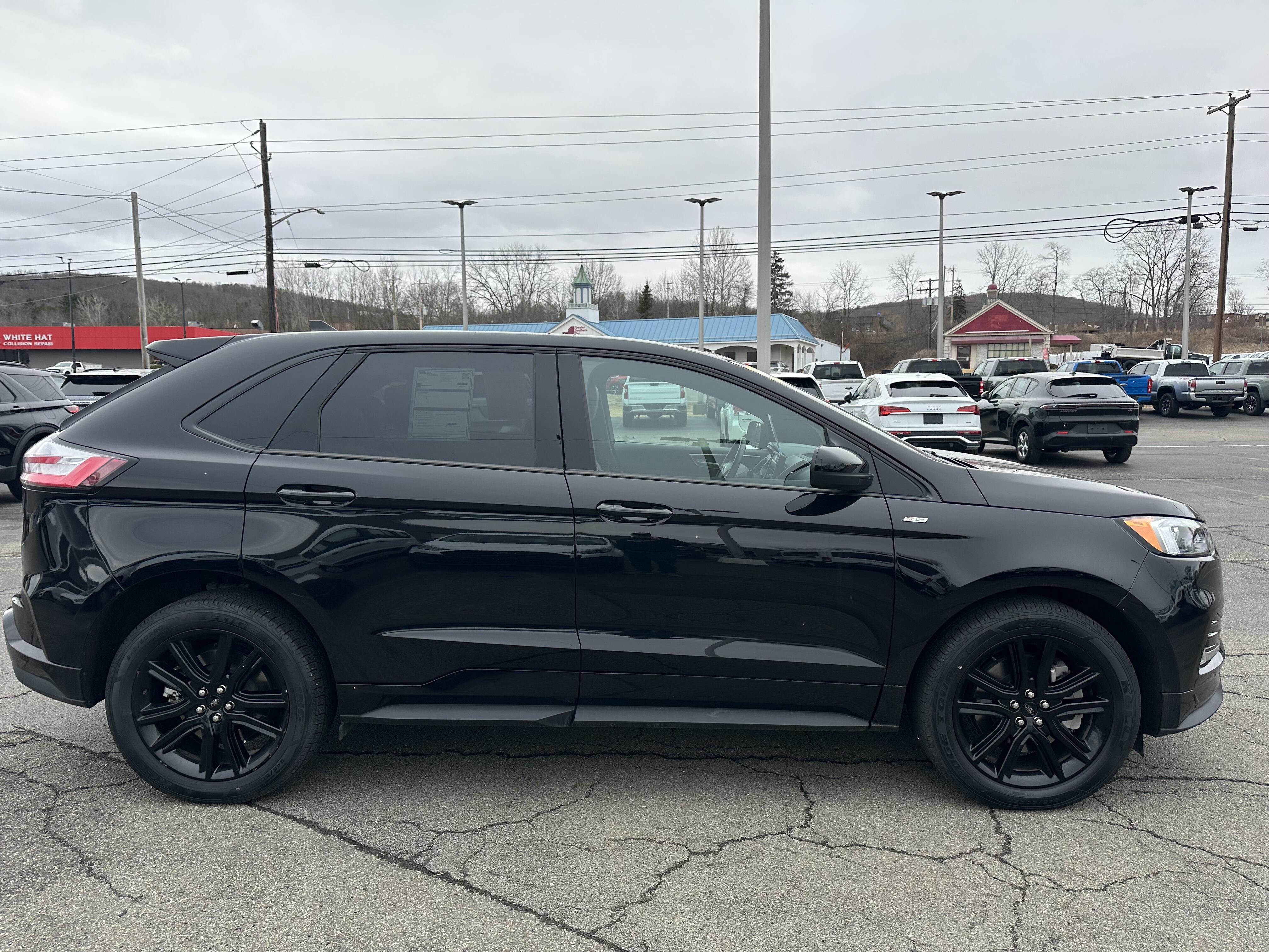 Used 2022 Ford Edge ST-Line with VIN 2FMPK4J96NBA44602 for sale in Elmira, NY