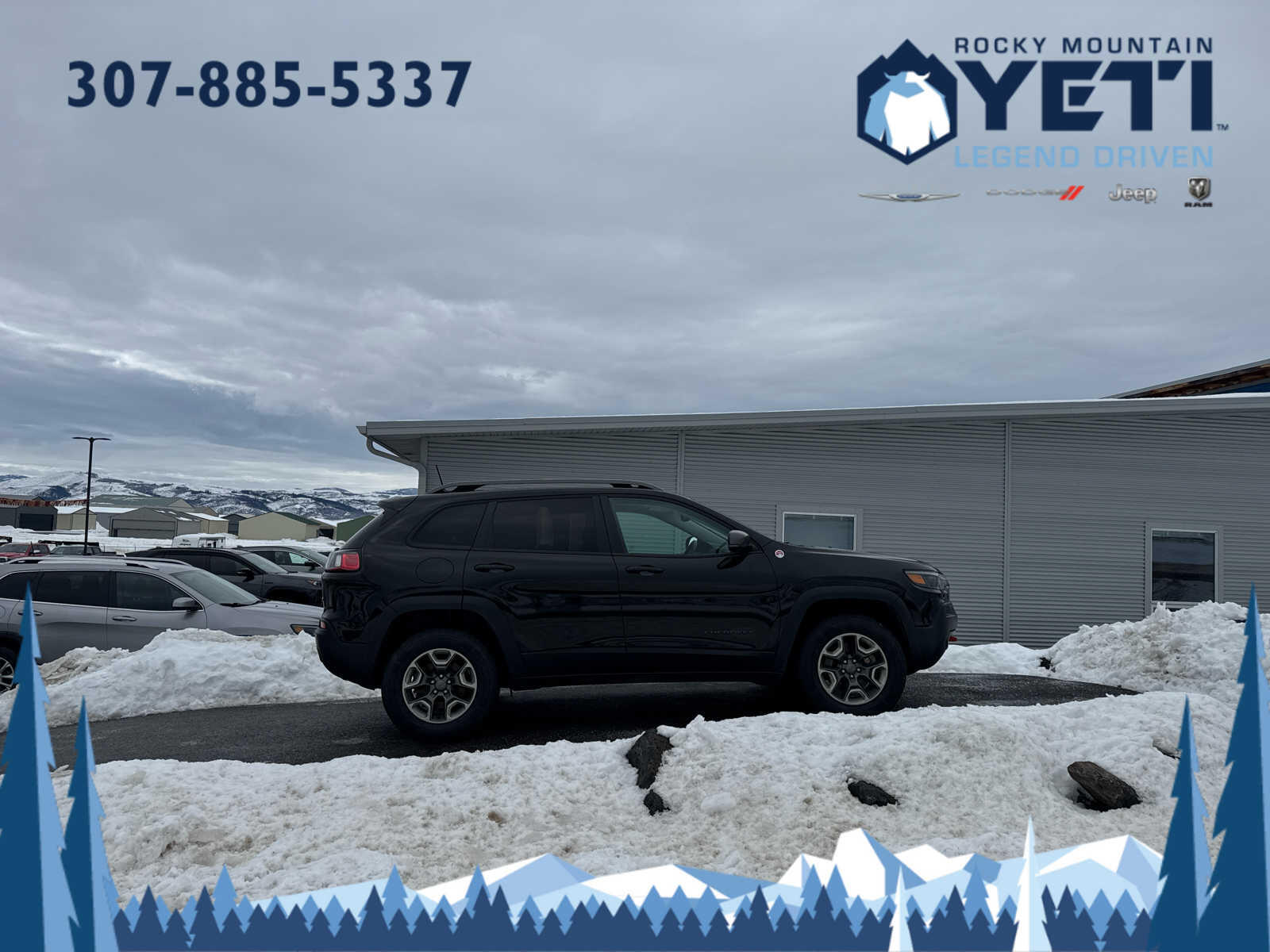 Used 2019 Jeep Cherokee Trailhawk Elite with VIN 1C4PJMBN5KD306862 for sale in Jackson, WY