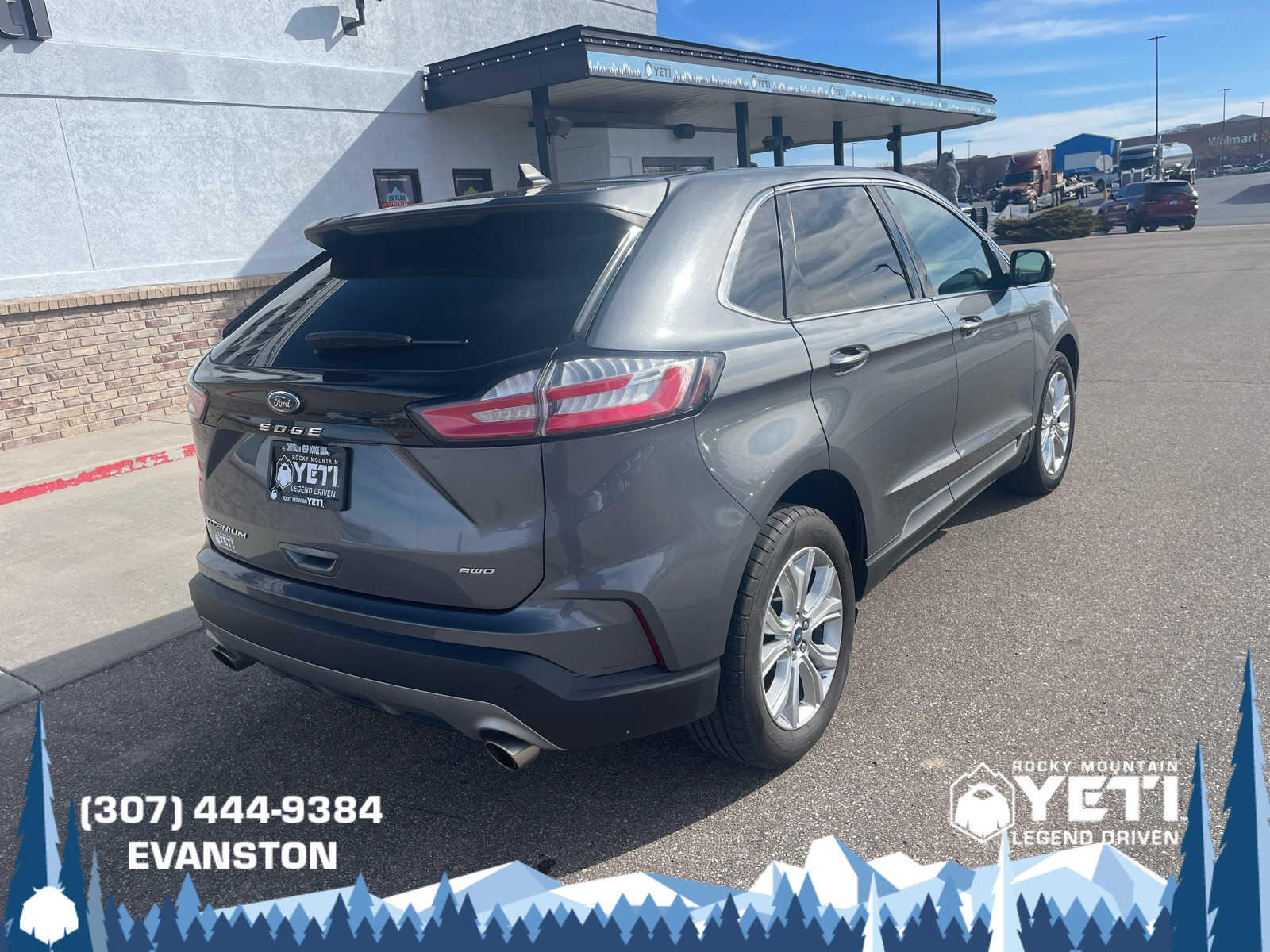Used 2022 Ford Edge Titanium with VIN 2FMPK4K97NBA38239 for sale in Jackson, WY