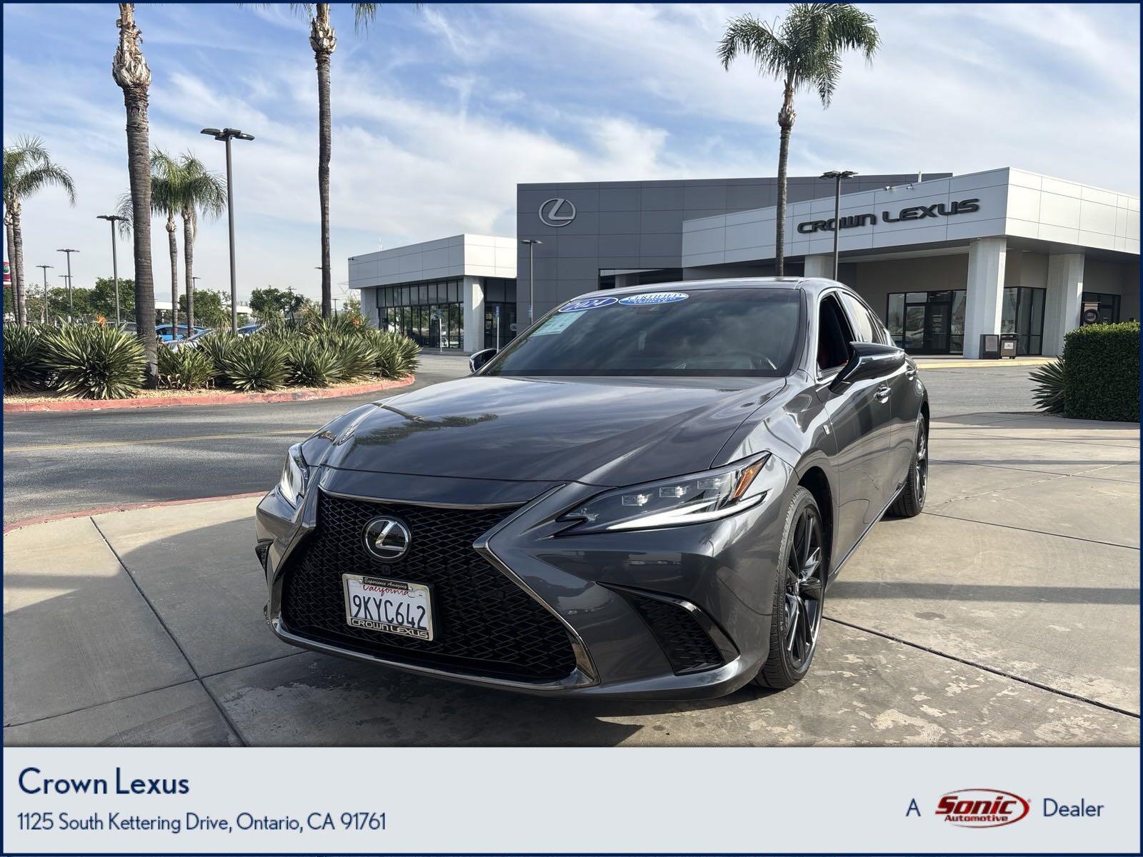 Used 2024 Lexus ES Hybrid 300h F SPORT Handling with VIN 58ABA1C15RU040715 for sale in Ontario, CA