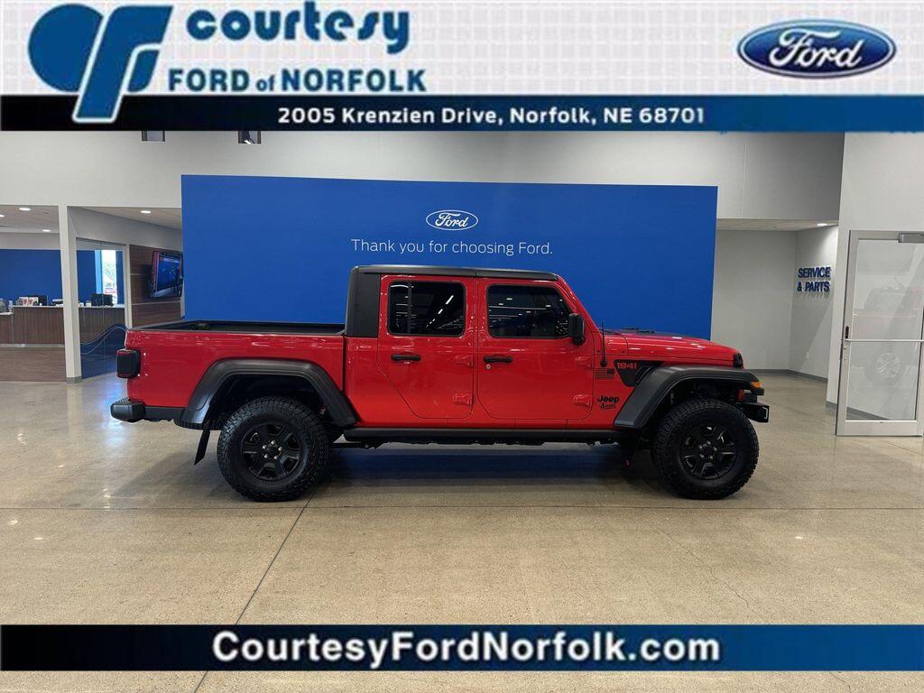 Used 2020 Jeep Gladiator Sport S with VIN 1C6JJTAG7LL132357 for sale in Norfolk, NE