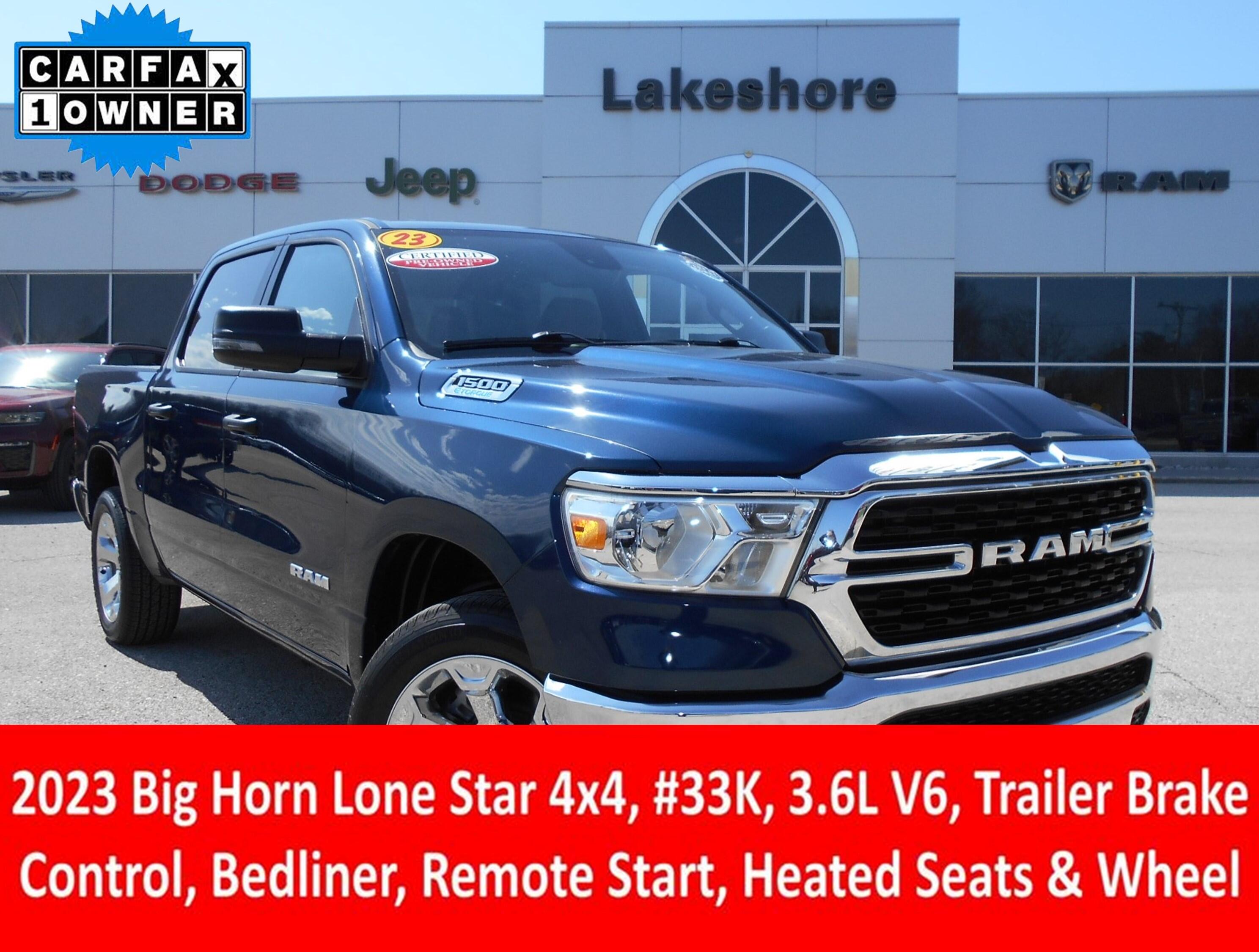 2023 RAM 1500 Big Horn/Lone Star 4x4 Crew Cab 5'7's photo