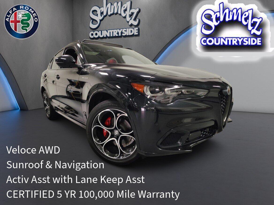 2024 Alfa Romeo Stelvio Veloce AWD w/Sunroof/Nav/Activ Asst