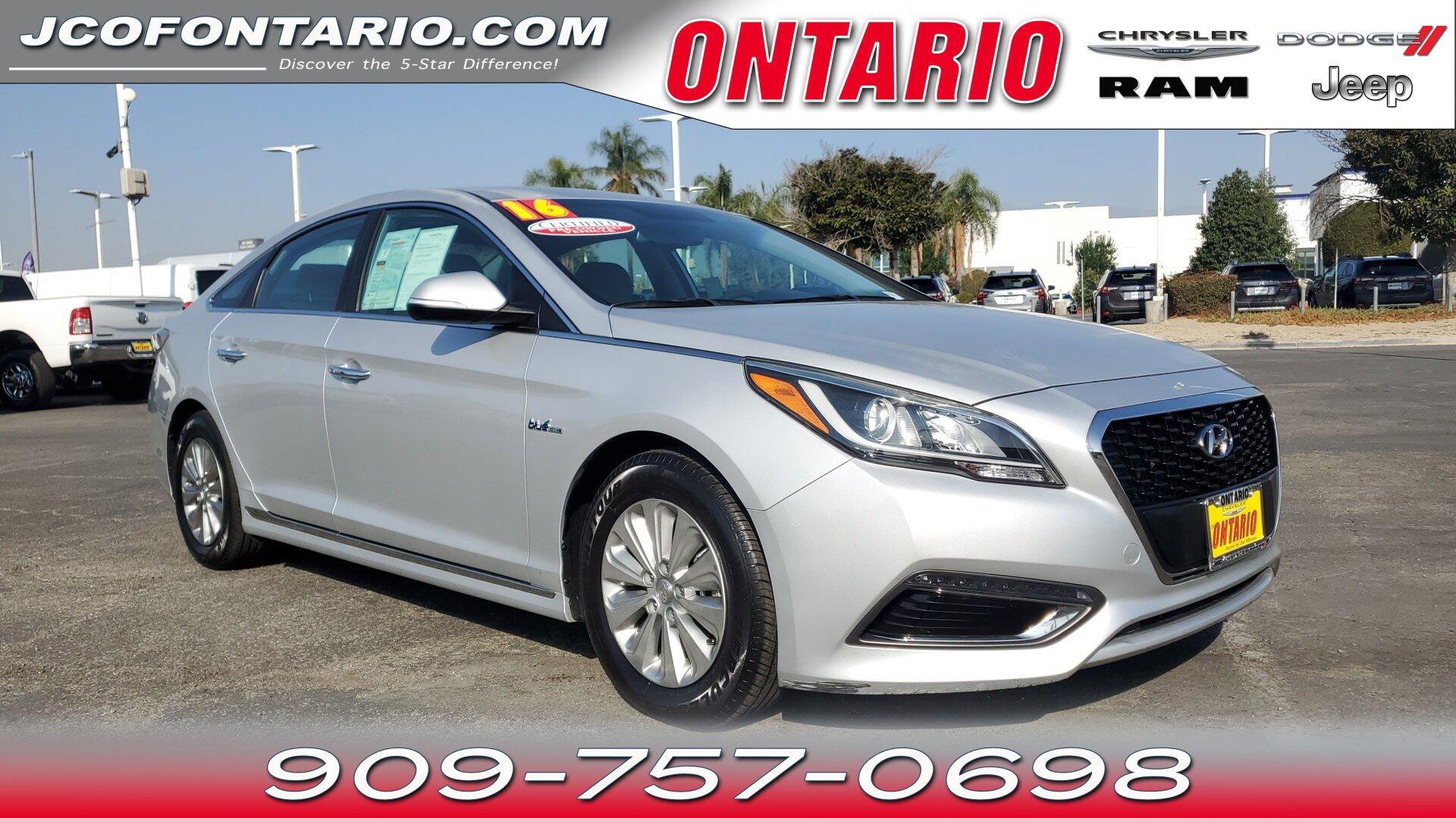 Used 2016 Hyundai Sonata Hybrid Base with VIN KMHE24L13GA028810 for sale in Ontario, CA