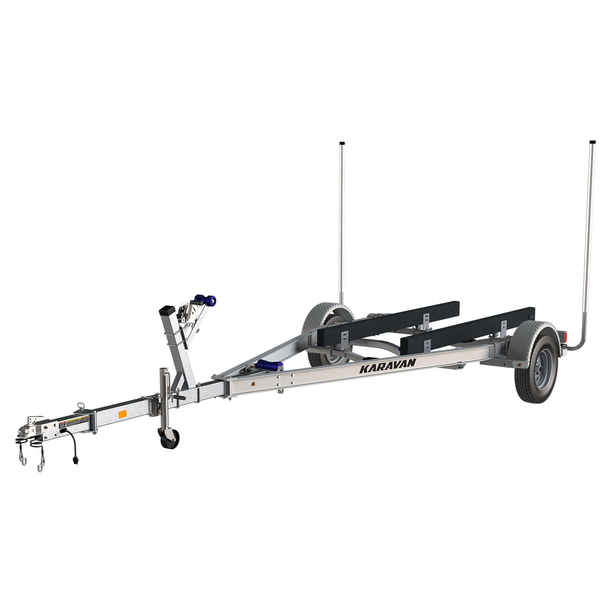 2026 Karavan Single Axle Aluminum 1700# Bunk Trailer