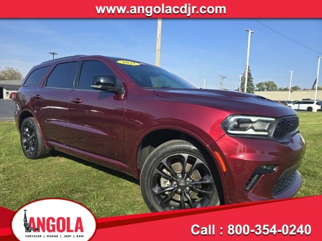 Used 2021 Dodge Durango GT Plus with VIN 1C4RDJDG2MC611273 for sale in Angola, IN