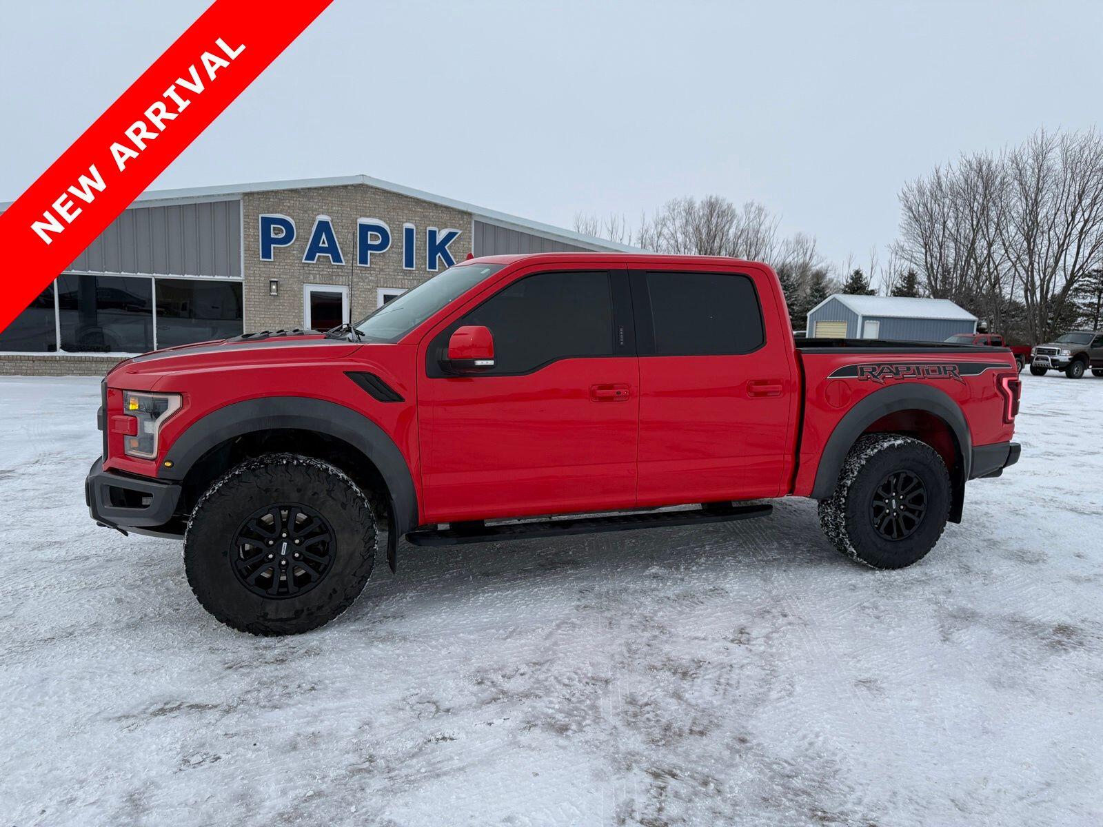 Used 2019 Ford F-150 Raptor with VIN 1FTFW1RG0KFD16710 for sale in Luverne, Minnesota