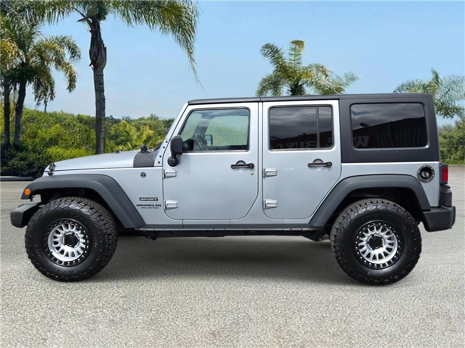 Used 2016 Jeep Wrangler Unlimited Sport S with VIN 1C4BJWDG4GL120098 for sale in Downey, CA