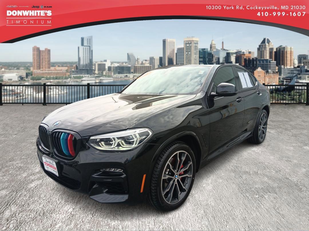 Used 2021 BMW X4 M40i with VIN 5UX2V5C02M9G21004 for sale in Cockeysville, MD