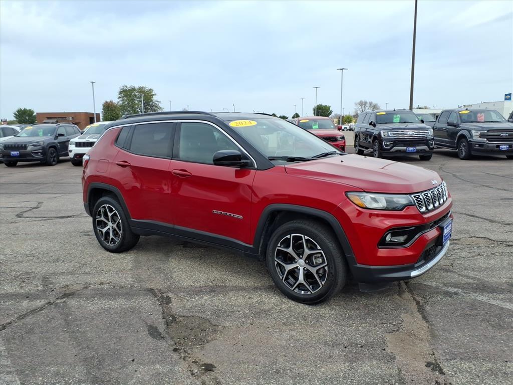 Used 2024 Jeep Compass Limited with VIN 3C4NJDCN0RT138011 for sale in Mankato, Minnesota