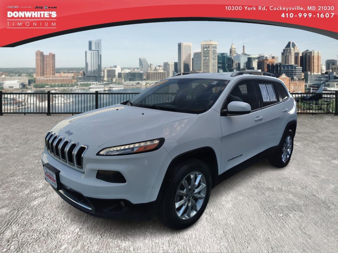 Used 2015 Jeep Cherokee Limited with VIN 1C4PJMDS3FW688855 for sale in Cockeysville, MD