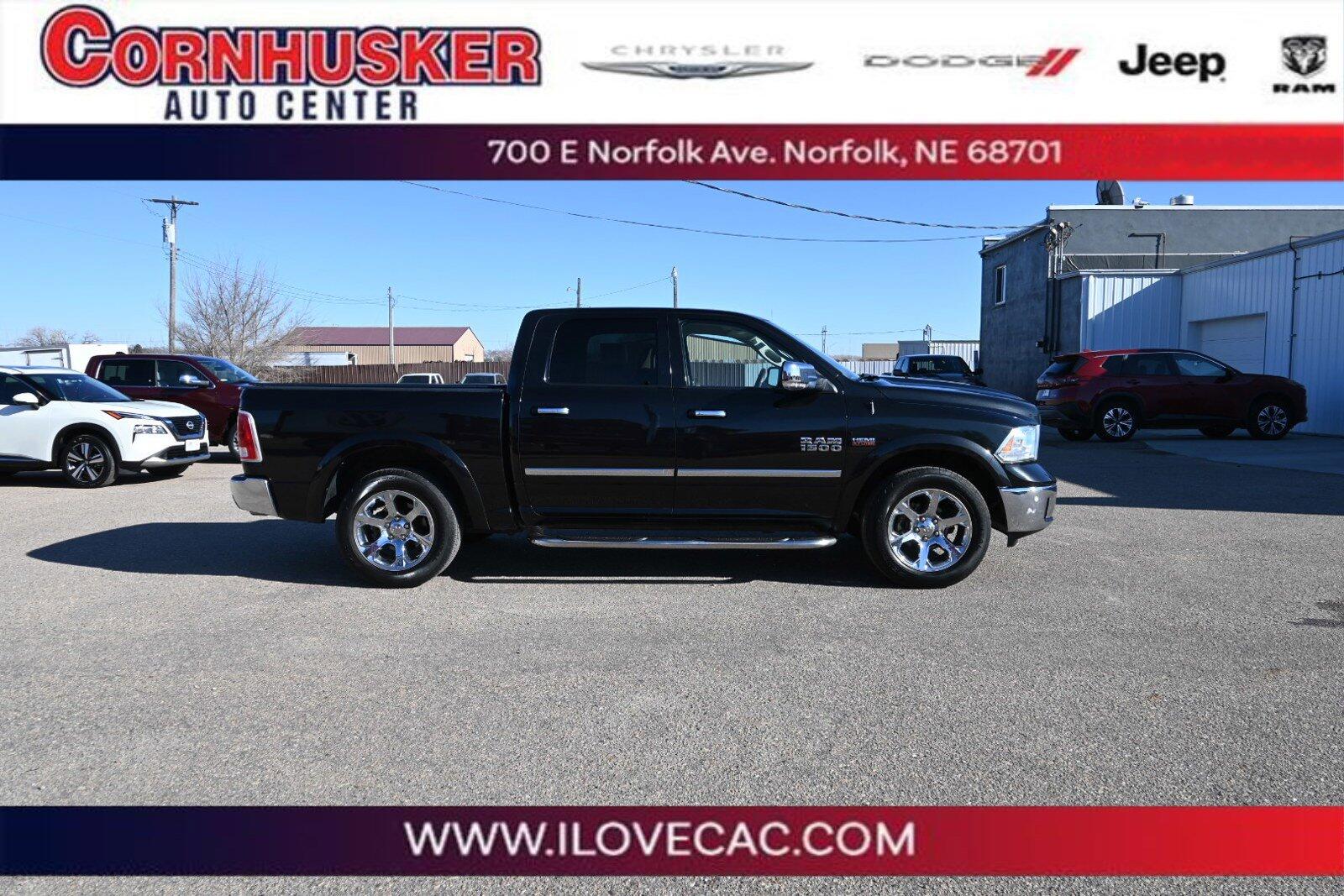 Used 2017 RAM Ram 1500 Pickup Laramie with VIN 1C6RR7NT8HS781494 for sale in Norfolk, NE