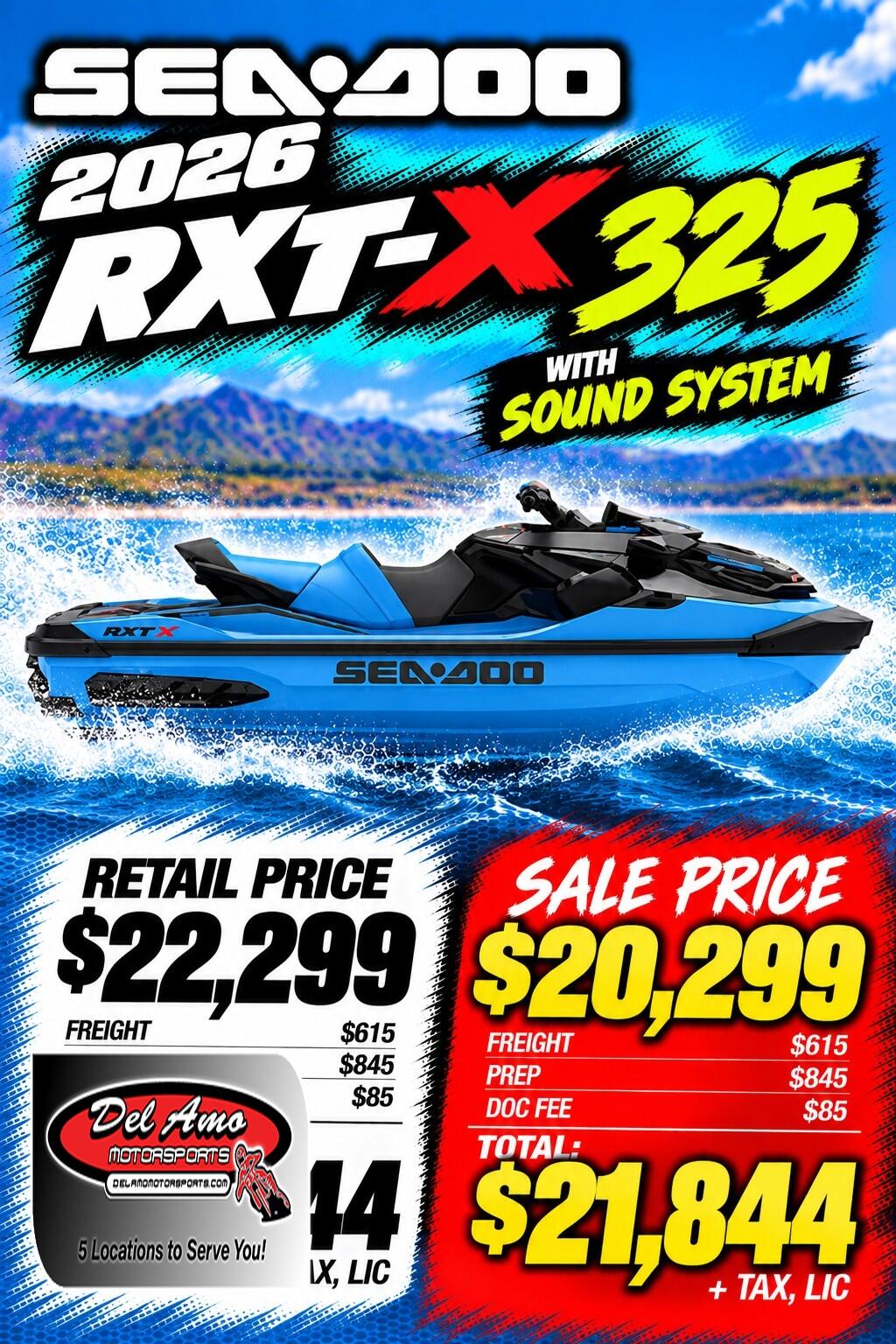 2026 Sea-Doo RXT-X 325 (SOUND SYSTEM)