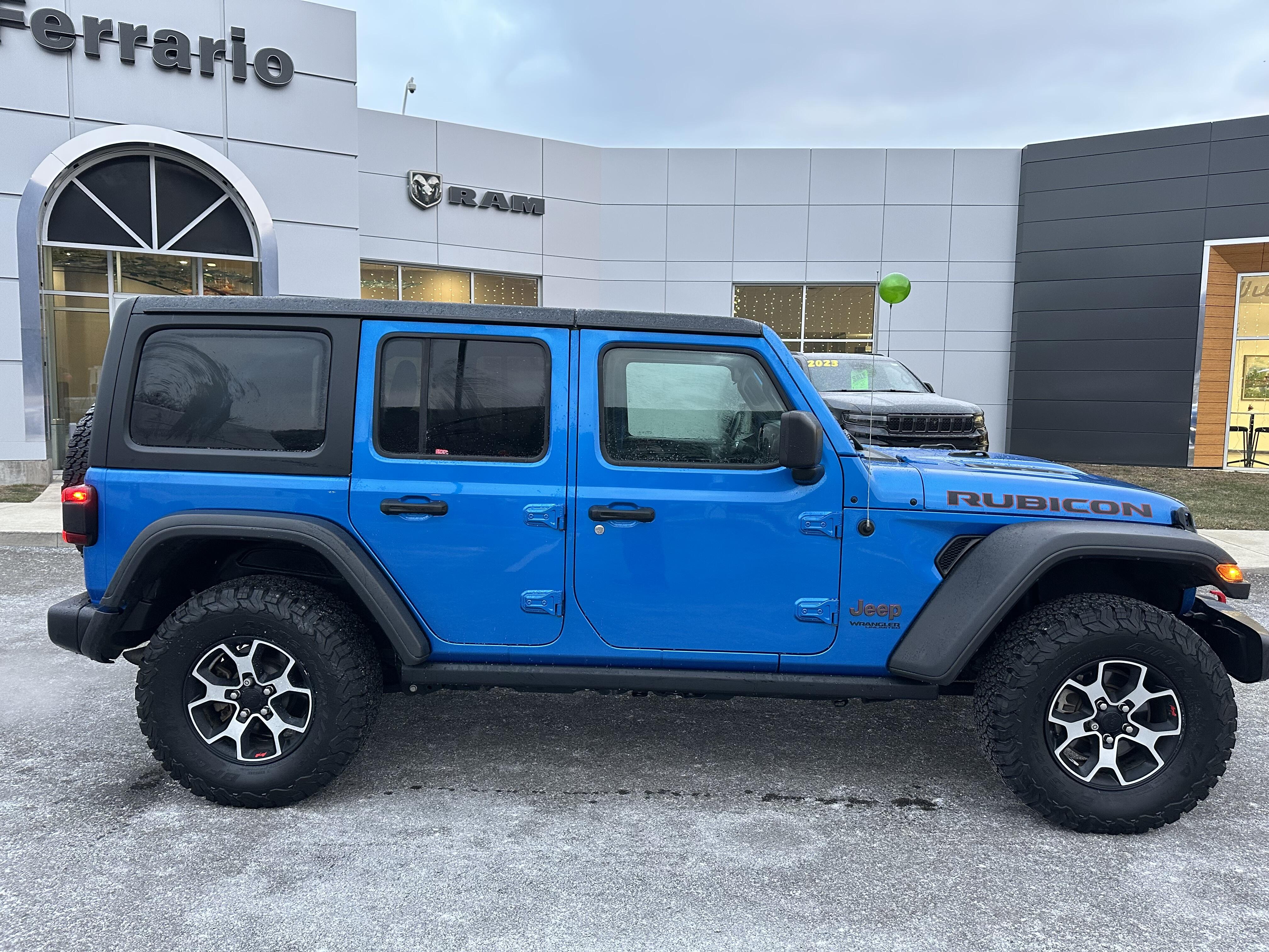 Used 2021 Jeep Wrangler Unlimited Rubicon with VIN 1C4HJXFN4MW684856 for sale in Elmira, NY