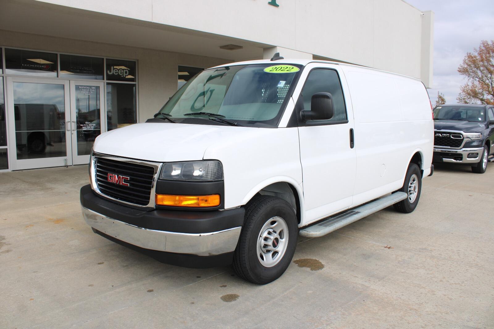 Used 2022 GMC Savana Cargo Work Van with VIN 1GTW7AFP3N1244226 for sale in Highland, IL