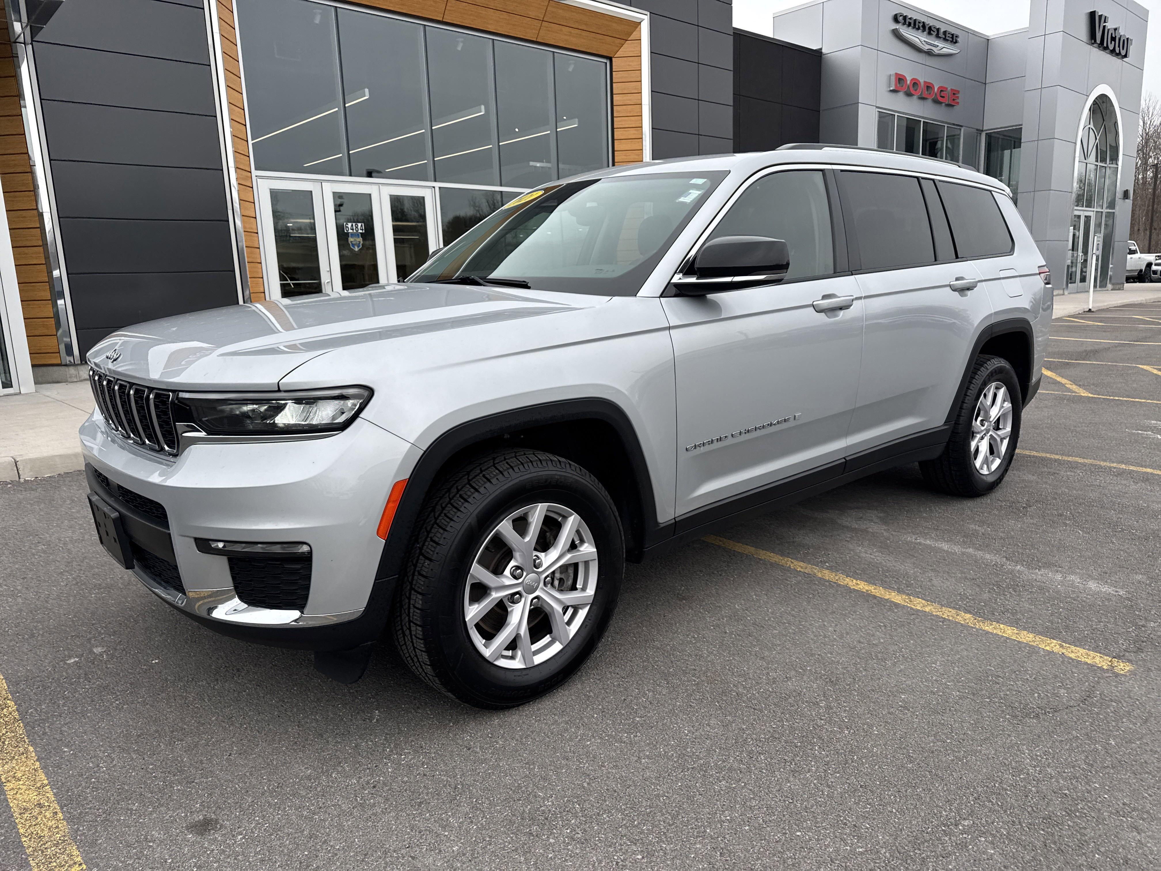 Used 2021 Jeep Grand Cherokee L Limited with VIN 1C4RJKBG3M8205118 for sale in Victor, NY