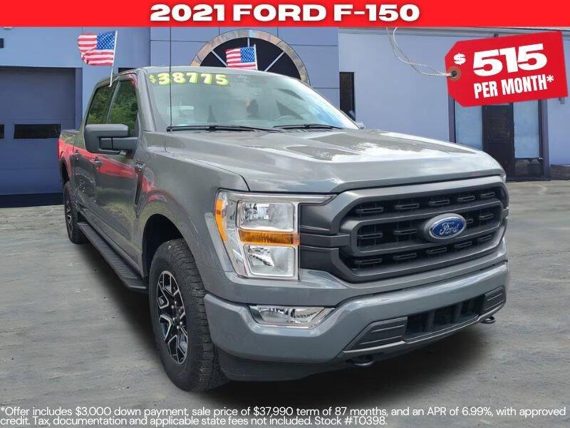 Used 2021 Ford F-150 XLT with VIN 1FTEW1EP9MKD19116 for sale in Tamaqua, PA