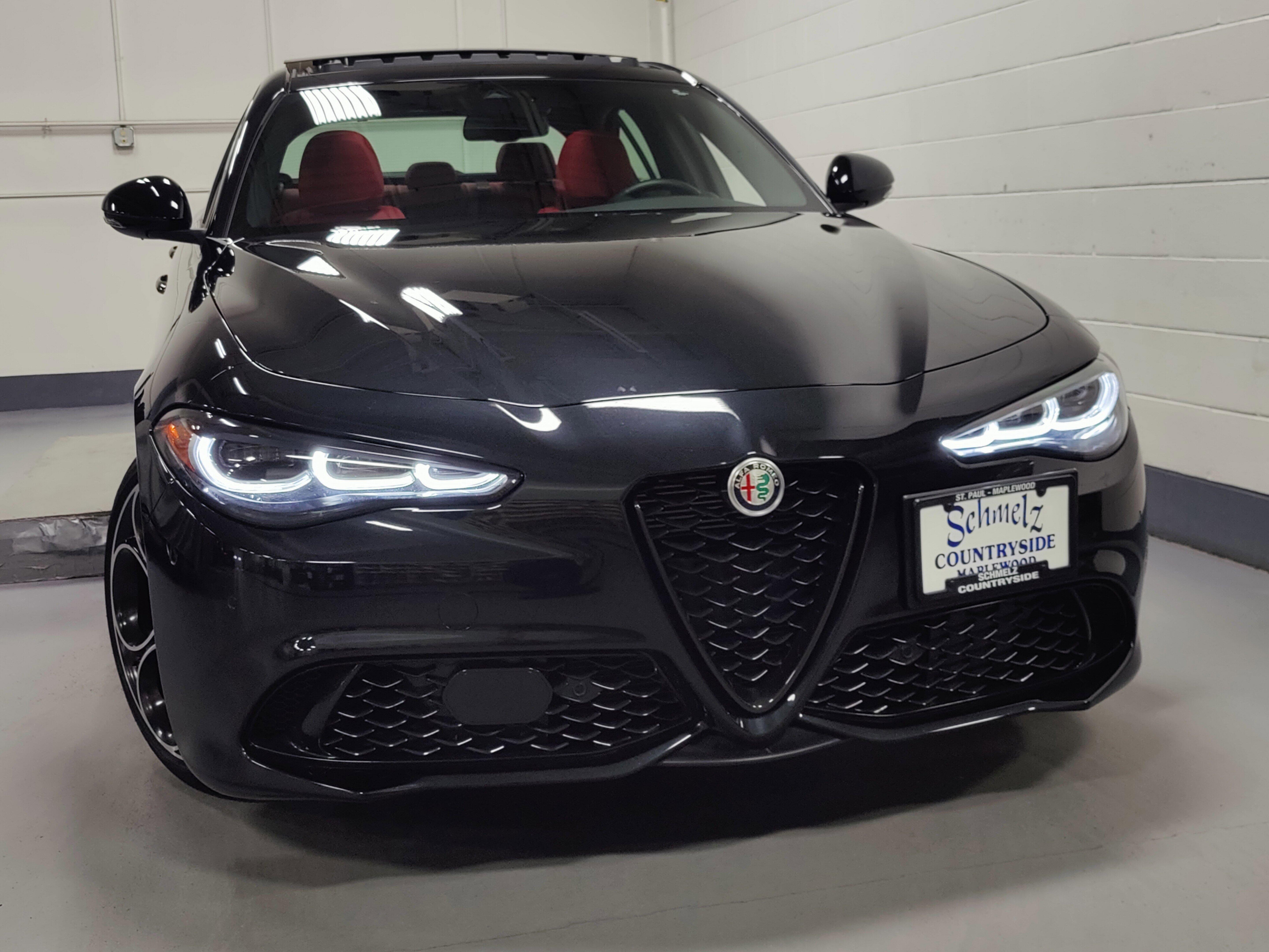 Used 2024 Alfa Romeo Giulia Veloce with VIN ZARFANBN8R7683542 for sale in Maplewood, Minnesota