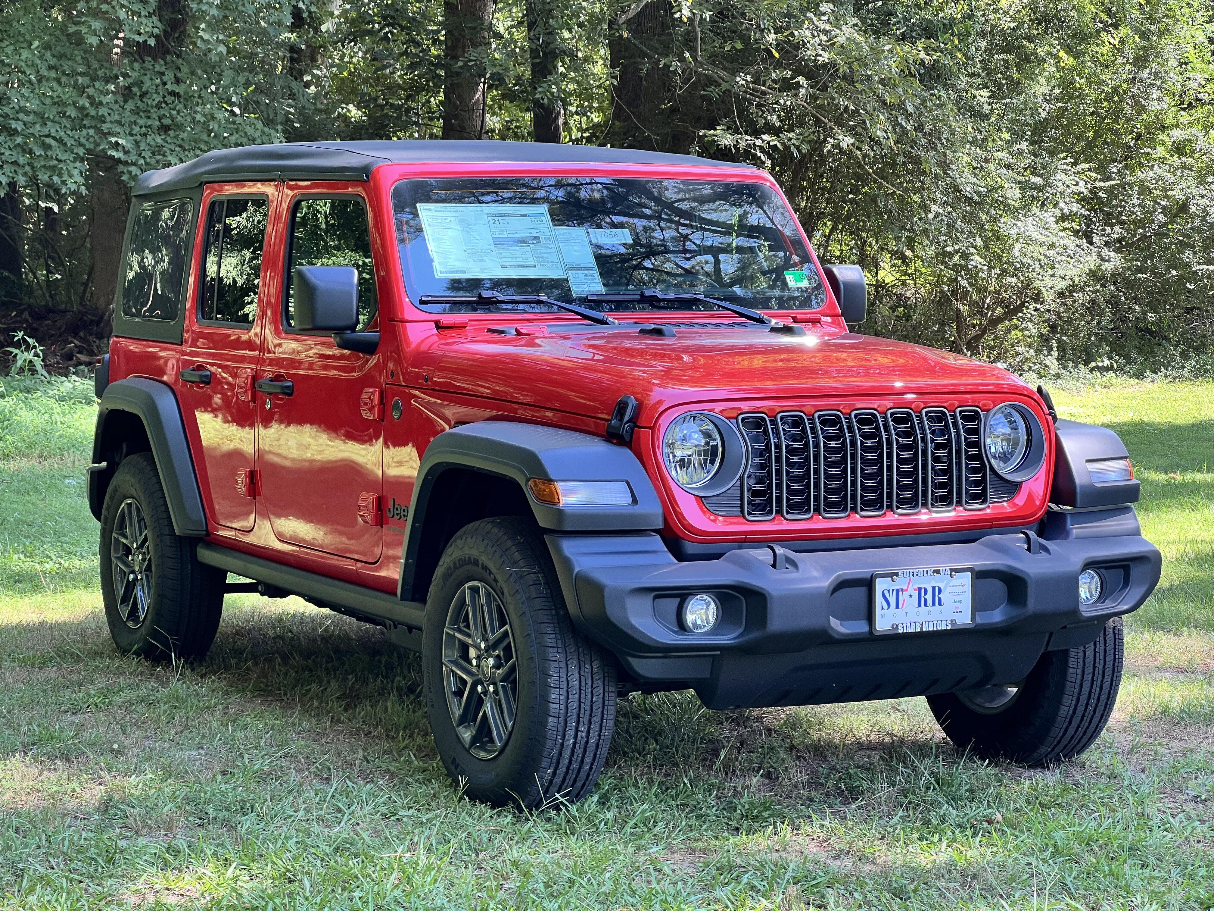 2026 Jeep Wrangler Unlimited Wrangler 4-door Sport S